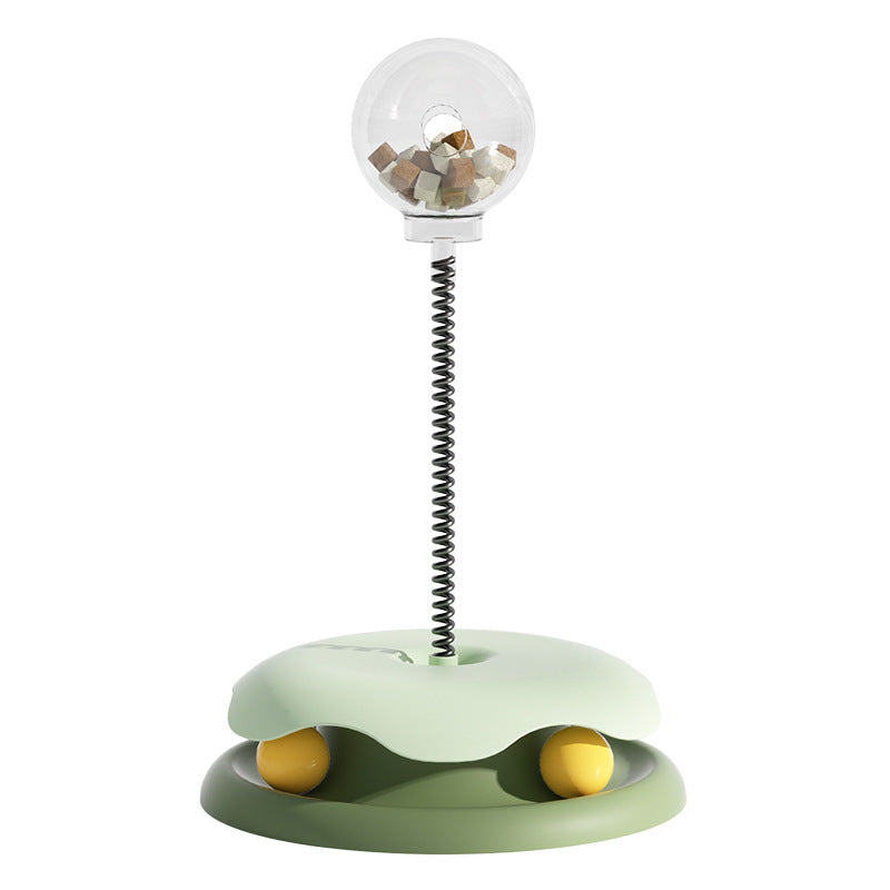 Interactive Cat Toy with Treat Dispenser – Keep Your Kitty Engaged & Rewarded