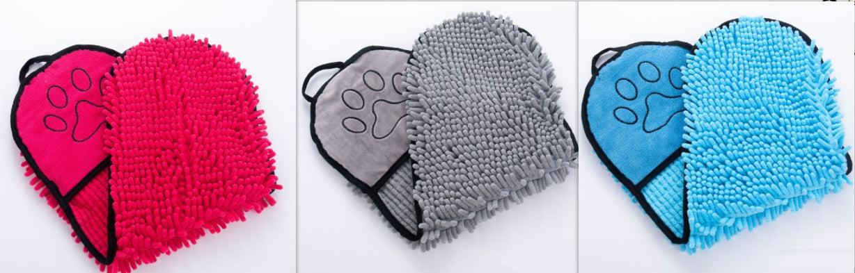 Super Absorbent Dog Bathrobe Towel – Quick Dry Microfiber Pet Drying Towel for Dogs & Cats