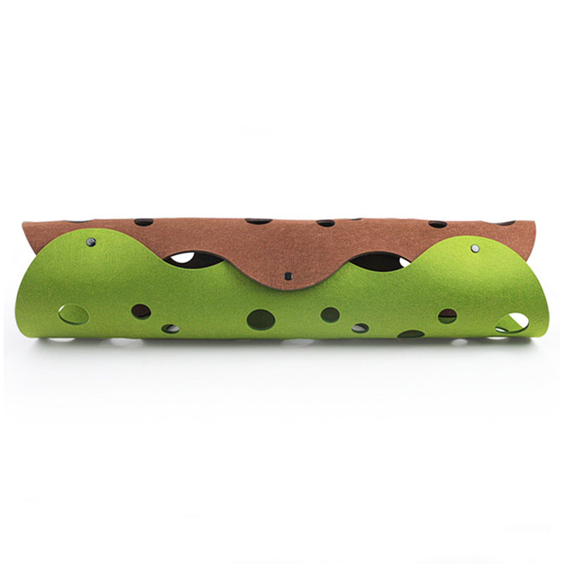 Felt Cat Tunnel Toy – Collapsible Deformable Tunnel & Mat