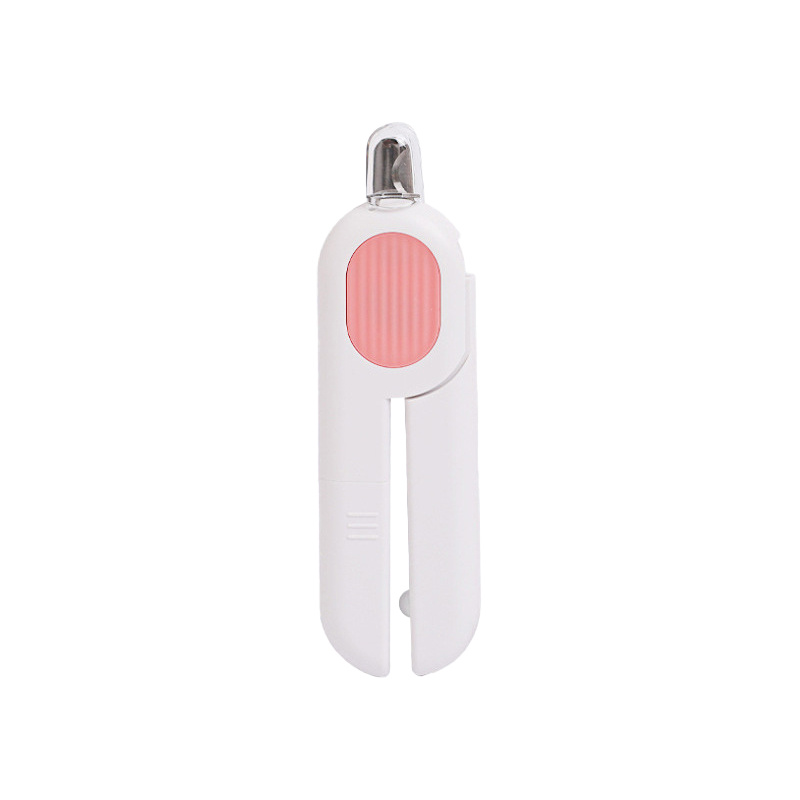 LED Light Pet Nail Cutter – Circular Safety Design for Dogs & Cats