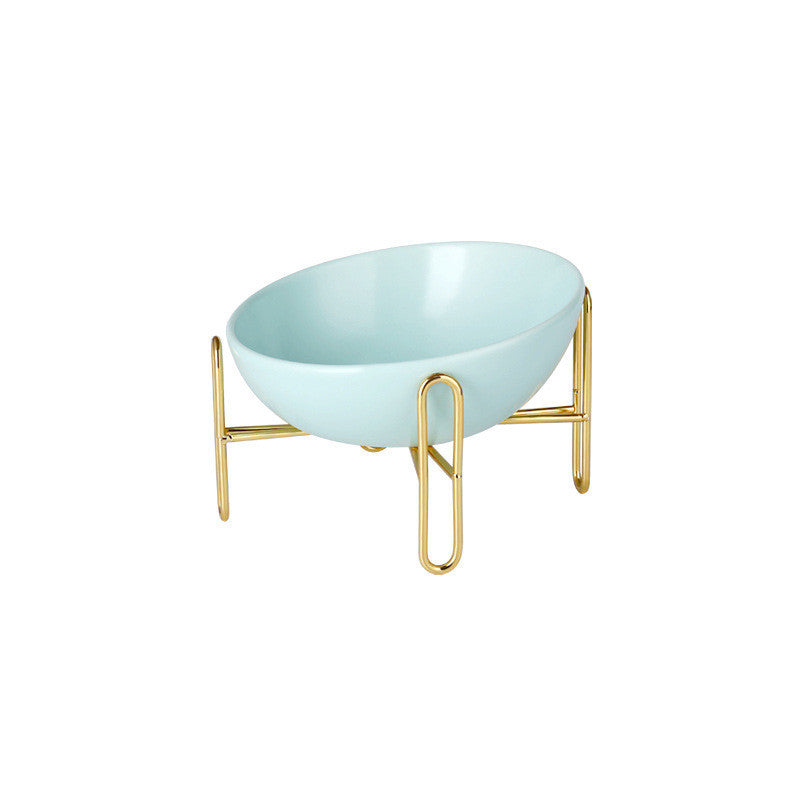 Ceramic Pet Bowl – Non-Slip Food & Water Dish for Cats and Small Dogs