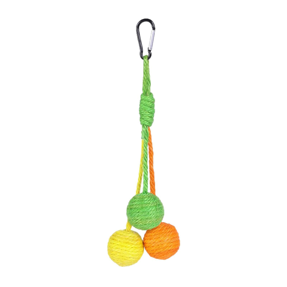Rolling Sisal Cat Ball - Scratch & Chew Toy for Indoor Pets