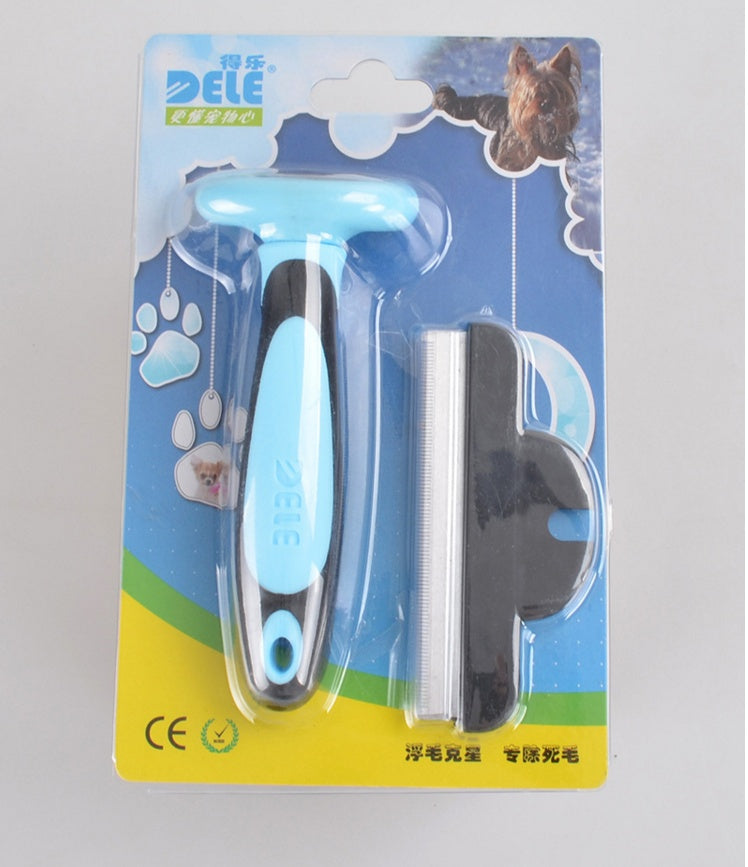 Pet Deshedding Comb for Dogs & Cats – Professional Grooming Tool for Long Hair, Reduces Shedding & Keeps Coat Healthy (S/M/L Sizes)