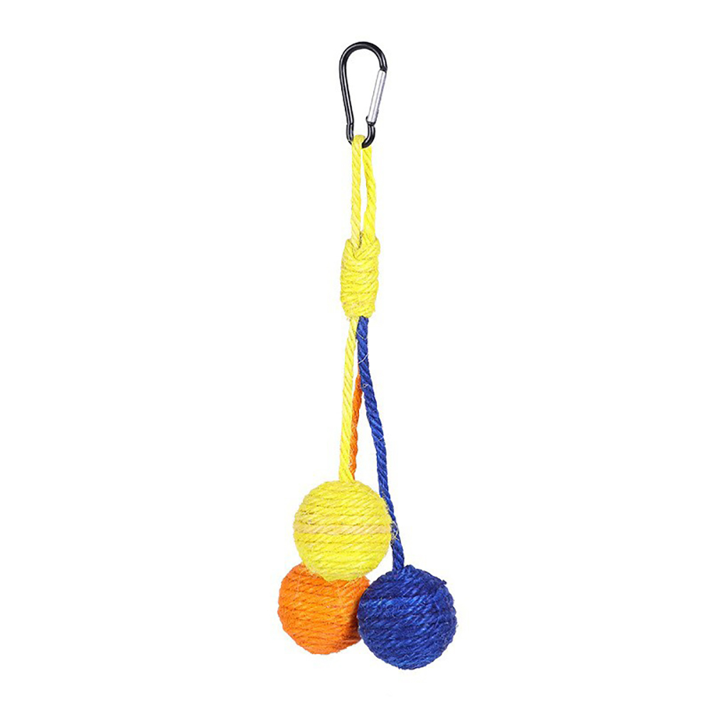 Rolling Sisal Cat Ball - Scratch & Chew Toy for Indoor Pets