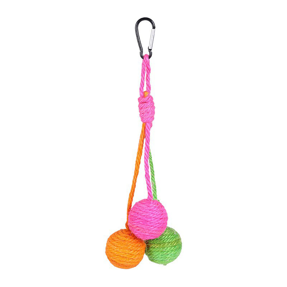 Rolling Sisal Cat Ball - Scratch & Chew Toy for Indoor Pets