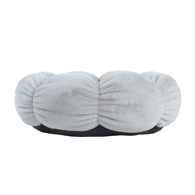Flower Shaped Pet Bed Mat | Soft Dog & Cat Blanket Nest for Small Pets