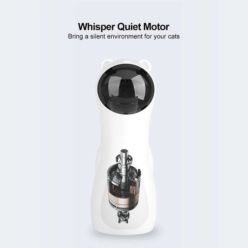 Automatic Laser Cat Toy – Interactive LED Teaser with Adjustable Modes & Dual Power Supply