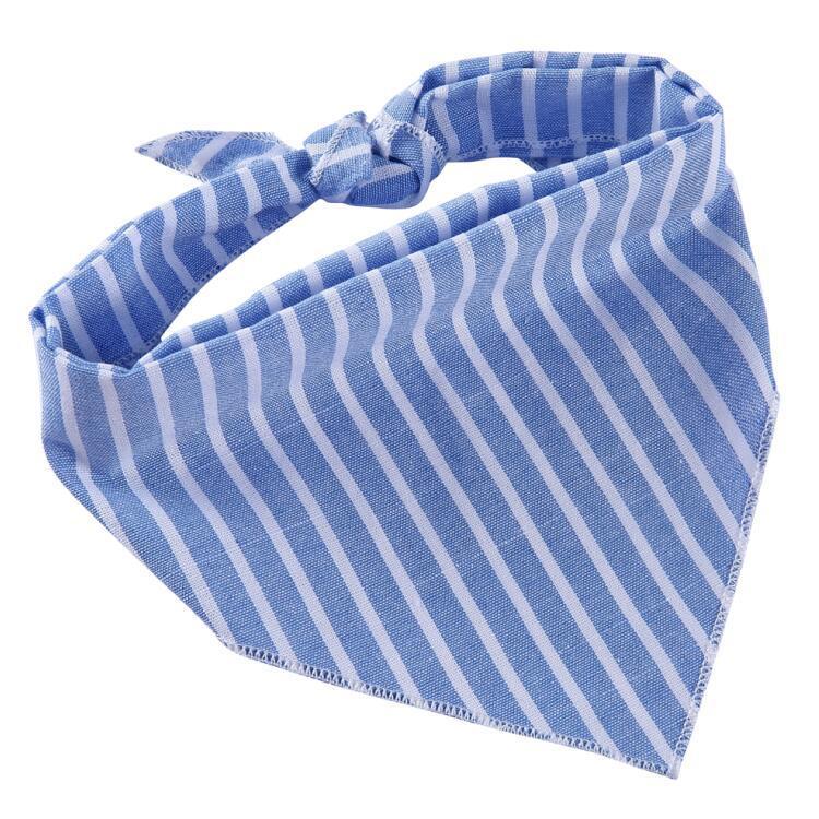 Adjustable Cotton Dog Cat Bandana Triangle Scarf - Soft Pet Neckerchief for Small Medium Large Dogs & Cats