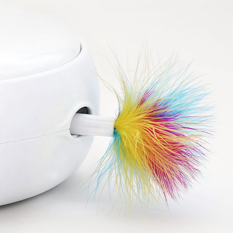 Electric Cat Toy Donut Turntable – Smart Automatic Interactive Funny Cat Stick