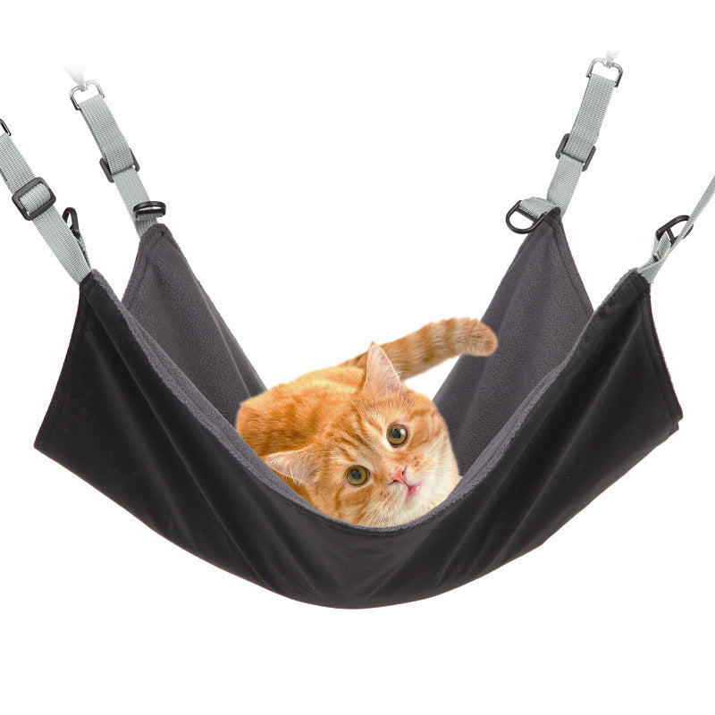 Hanging Cat & Small Dog Hammock Bed – Dual-Sided, Waterproof & Space-Saving