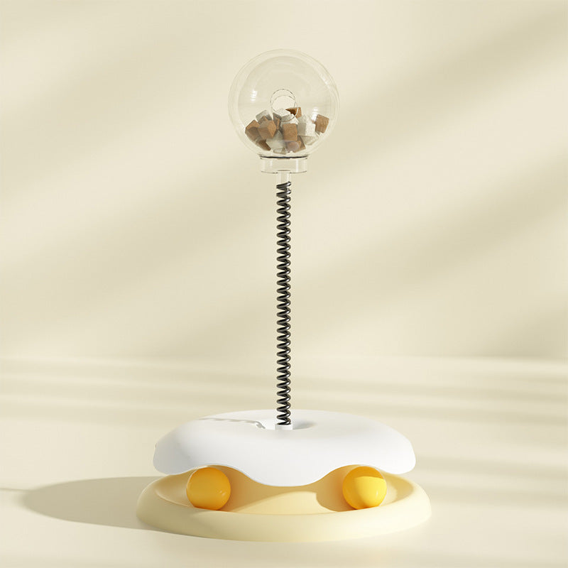 Interactive Cat Toy with Treat Dispenser – Keep Your Kitty Engaged & Rewarded