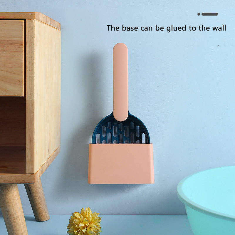 Multifunctional Cat Litter Scoop with Bag Storage – Pet Waste Cleaner for Cats & Dogs