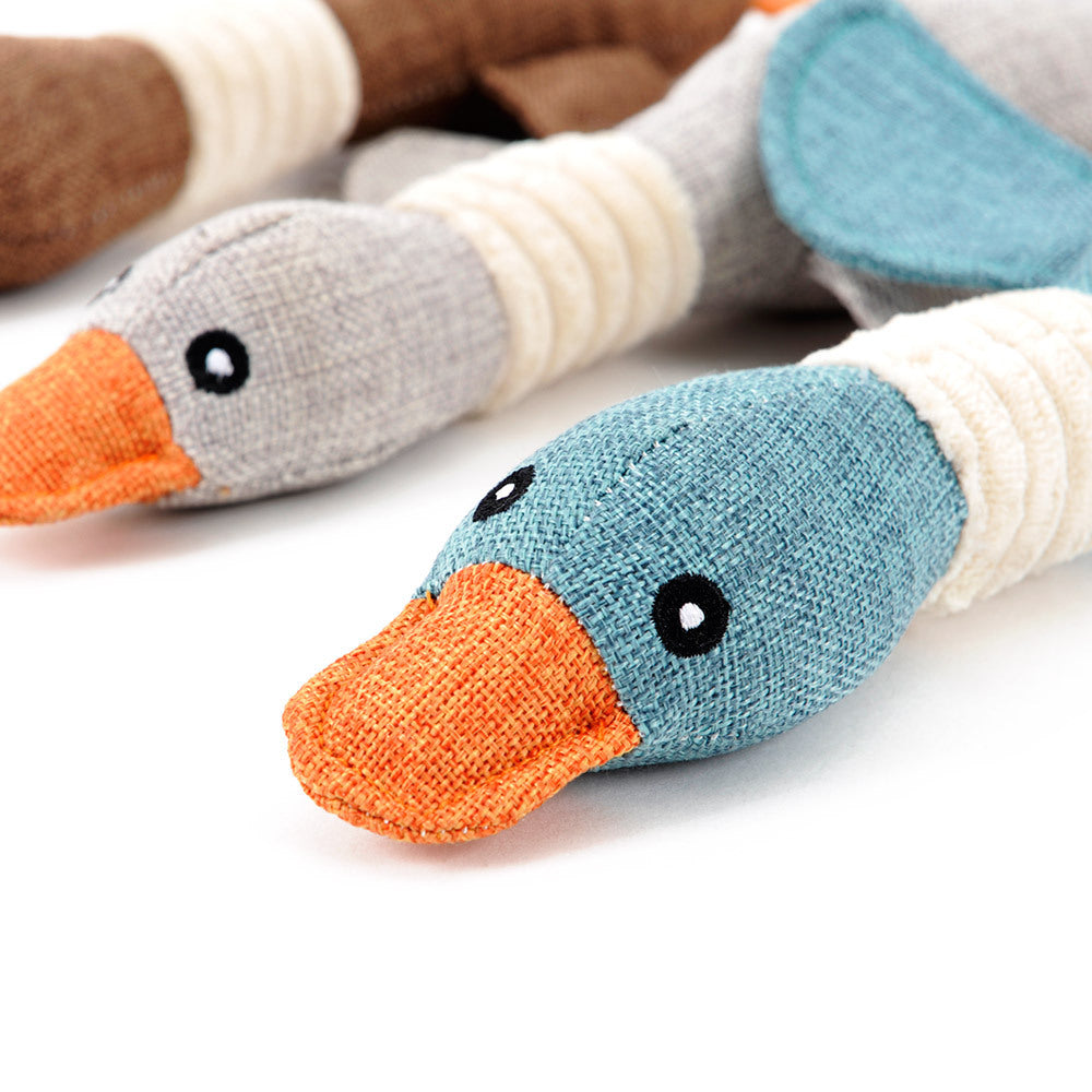 Plush Dog & Cat Toys with Squeaker – Interactive Sounding Pet Puzzle Toys for Small Dogs, Large Dogs & Cats