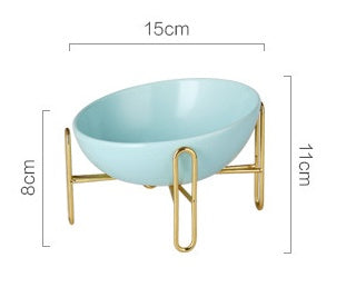 Ceramic Pet Bowl – Non-Slip Food & Water Dish for Cats and Small Dogs