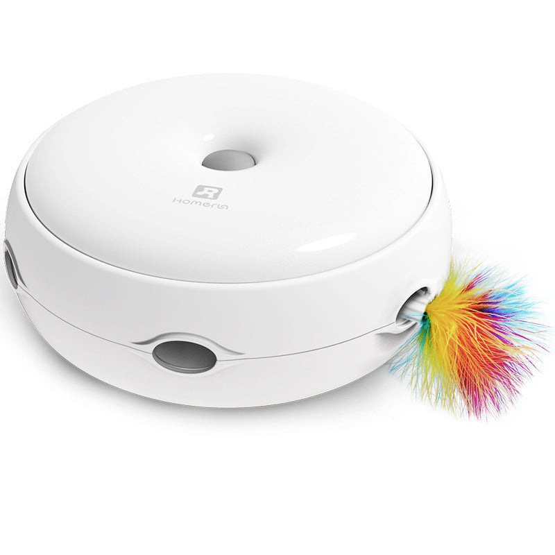 Electric Cat Toy Donut Turntable – Smart Automatic Interactive Funny Cat Stick