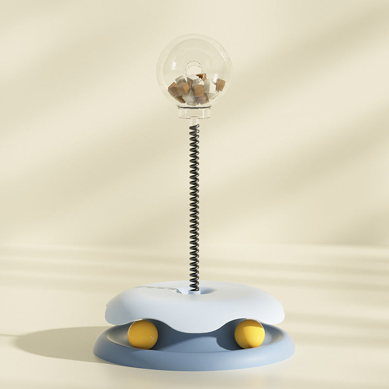Interactive Cat Toy with Treat Dispenser – Keep Your Kitty Engaged & Rewarded