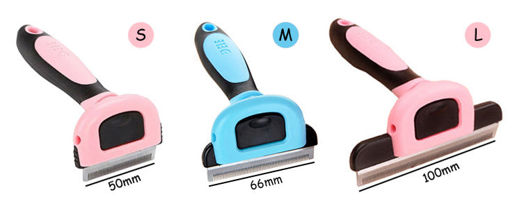 Pet Deshedding Comb for Dogs & Cats – Professional Grooming Tool for Long Hair, Reduces Shedding & Keeps Coat Healthy (S/M/L Sizes)