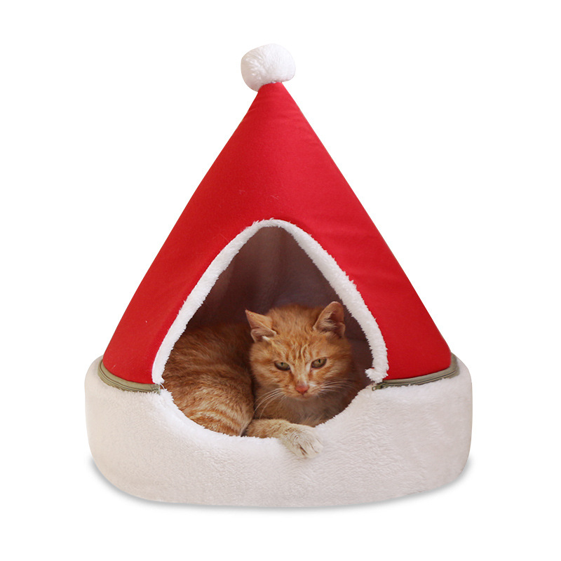 Christmas Tree Cat Bed for Indoor Cats
