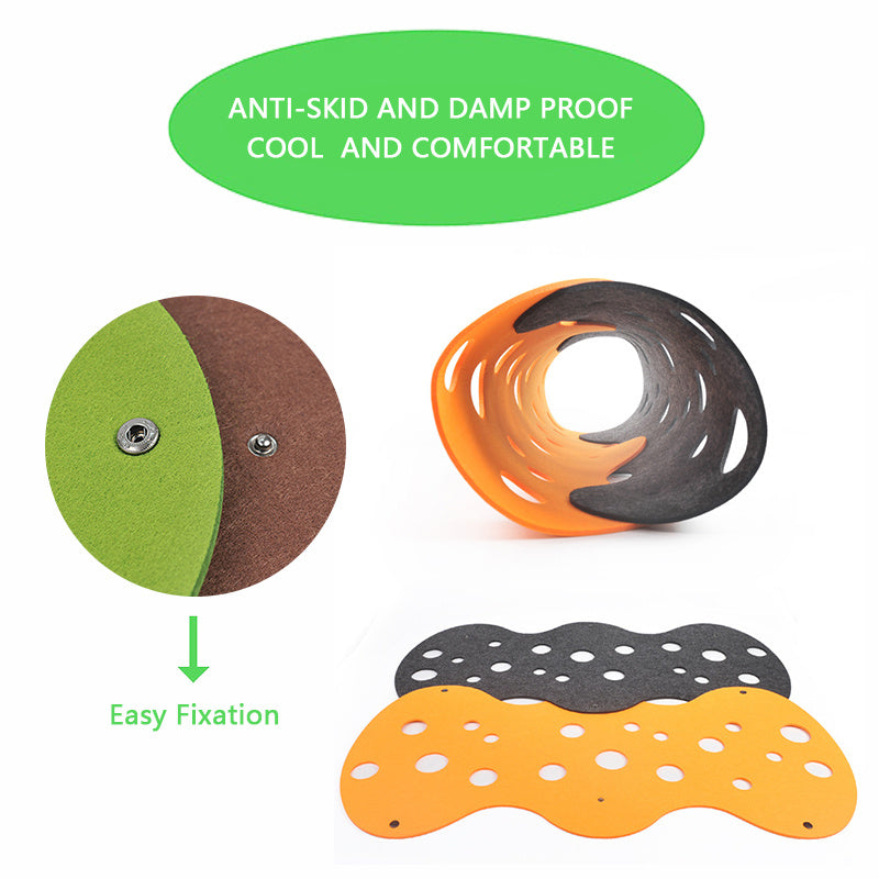 Felt Cat Tunnel Toy – Collapsible Deformable Tunnel & Mat