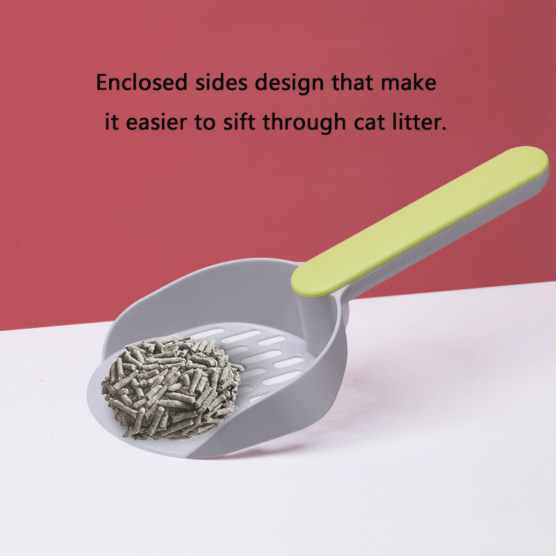 Multifunctional Cat Litter Scoop with Bag Storage – Pet Waste Cleaner for Cats & Dogs
