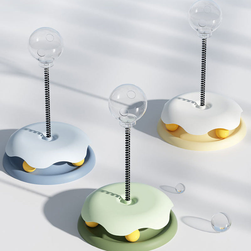 Interactive Cat Toy with Treat Dispenser – Keep Your Kitty Engaged & Rewarded