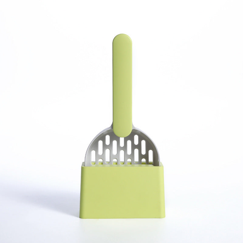 Multifunctional Cat Litter Scoop with Bag Storage – Pet Waste Cleaner for Cats & Dogs
