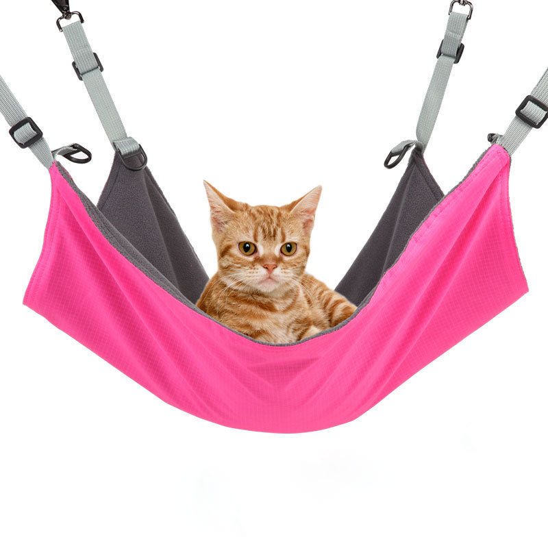 Hanging Cat & Small Dog Hammock Bed – Dual-Sided, Waterproof & Space-Saving