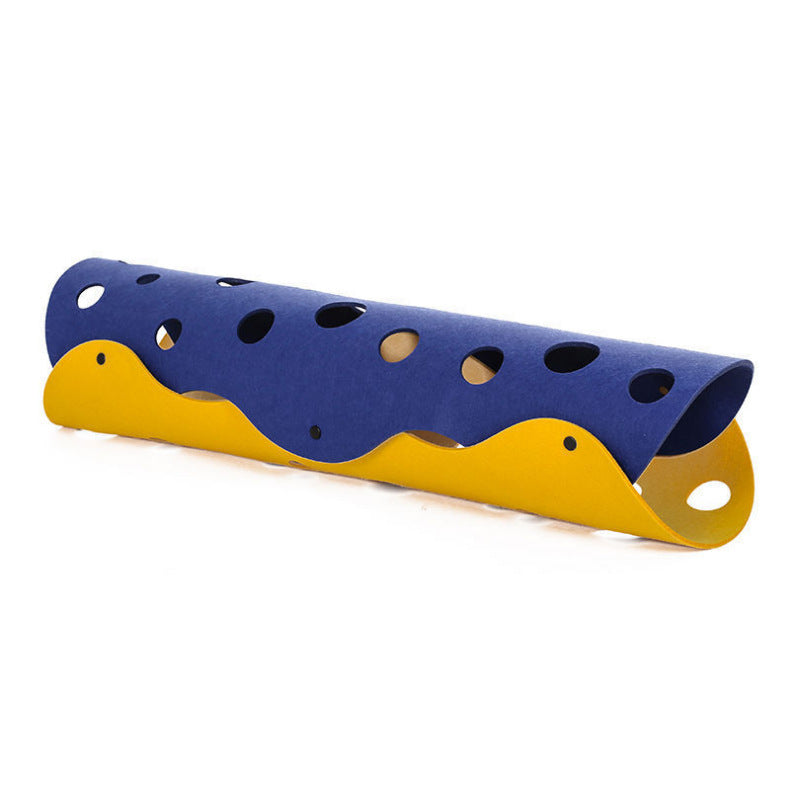 Felt Cat Tunnel Toy – Collapsible Deformable Tunnel & Mat