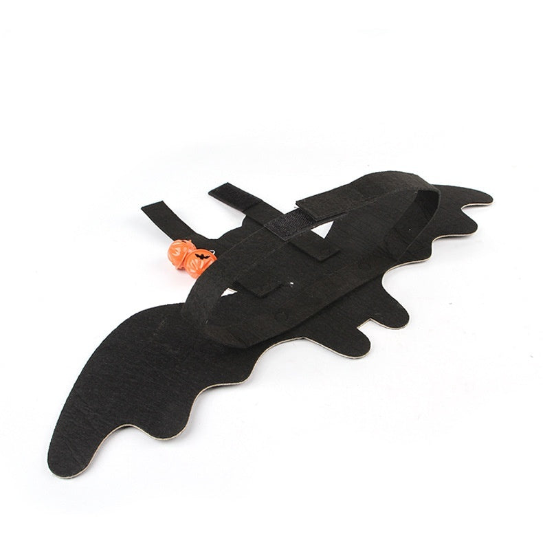 Halloween Pet Bat Wings Costume for Cats & Small Dogs – Cute Pumpkin, Ghost, and Bat Cosplay Outfits