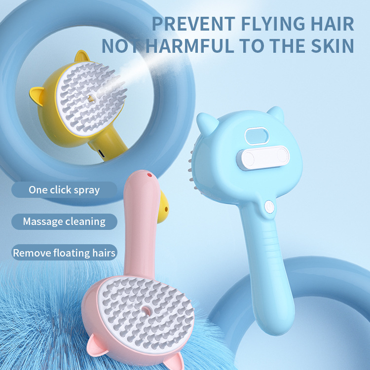 Pet Press Spray massage Comb