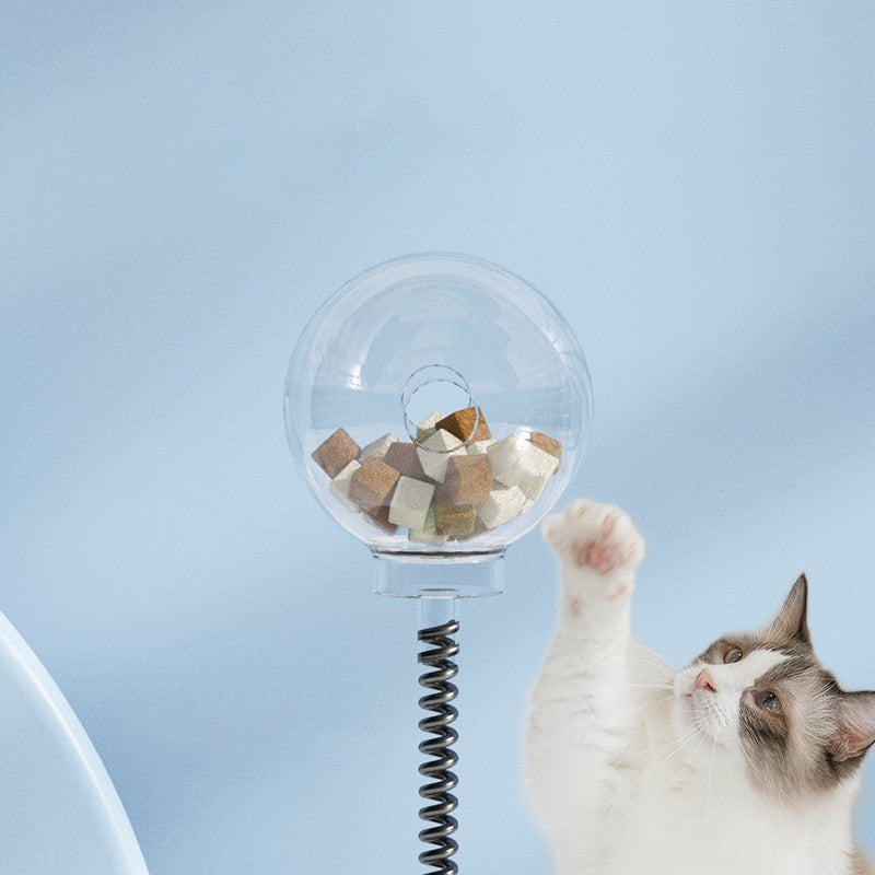 Interactive Cat Toy with Treat Dispenser – Keep Your Kitty Engaged & Rewarded