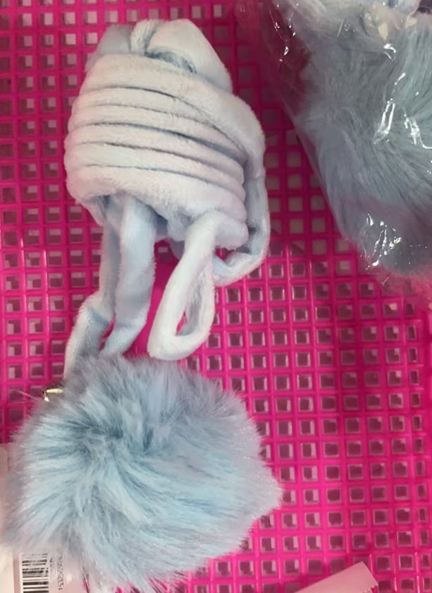 Interactive Cat Spring Toy with Suction Cup – Rabbit Fur Ball & Bell for Indoor Play