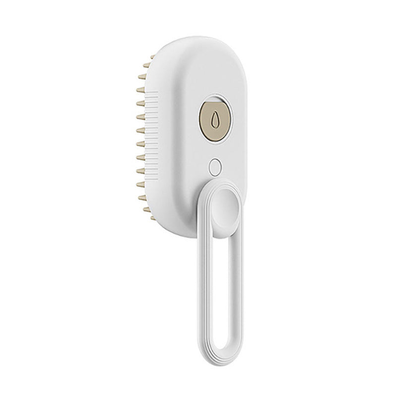 3-in-1 Steam Pet Grooming Brush, Rechargeable Cat & Dog Hair Removal Comb with Massage