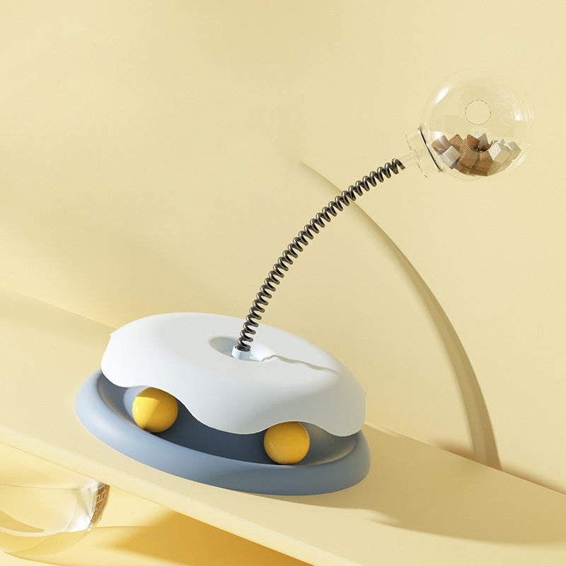 Interactive Cat Toy with Treat Dispenser – Keep Your Kitty Engaged & Rewarded