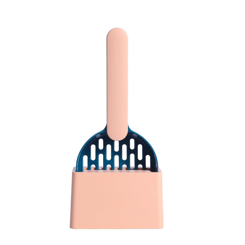 Multifunctional Cat Litter Scoop with Bag Storage – Pet Waste Cleaner for Cats & Dogs
