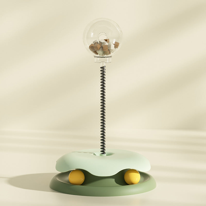 Interactive Cat Toy with Treat Dispenser – Keep Your Kitty Engaged & Rewarded