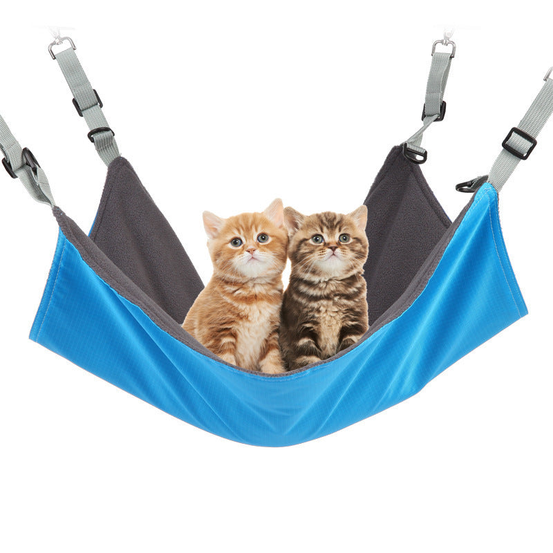 Hanging Cat & Small Dog Hammock Bed – Dual-Sided, Waterproof & Space-Saving