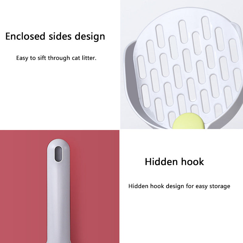 Multifunctional Cat Litter Scoop with Bag Storage – Pet Waste Cleaner for Cats & Dogs