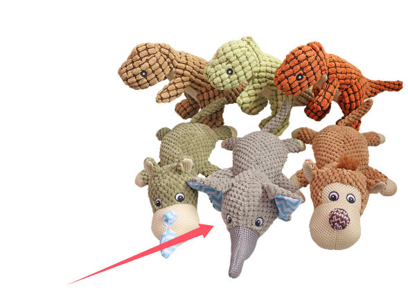 Plush Dog & Cat Toys with Squeaker – Interactive Sounding Pet Puzzle Toys for Small Dogs, Large Dogs & Cats