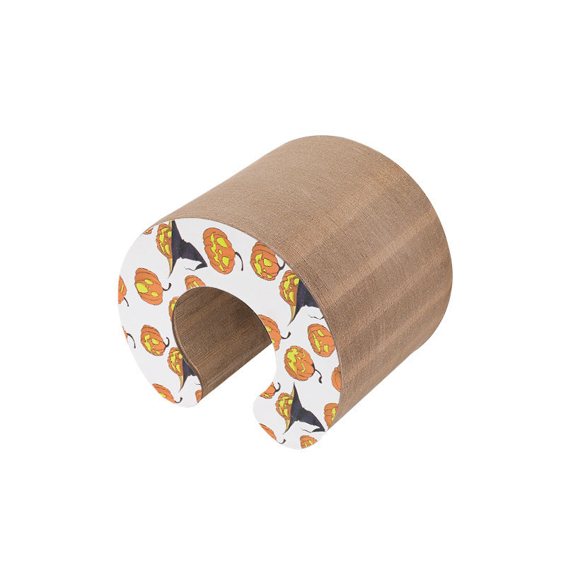 Magic Organ Cat Scratcher Toy – Foldable Paper Scratch Board with Magnetic Design