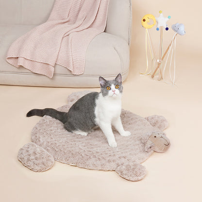 Ultra-Soft Pet Sleeping Mat – Plush Bed for Cats & Small Dogs