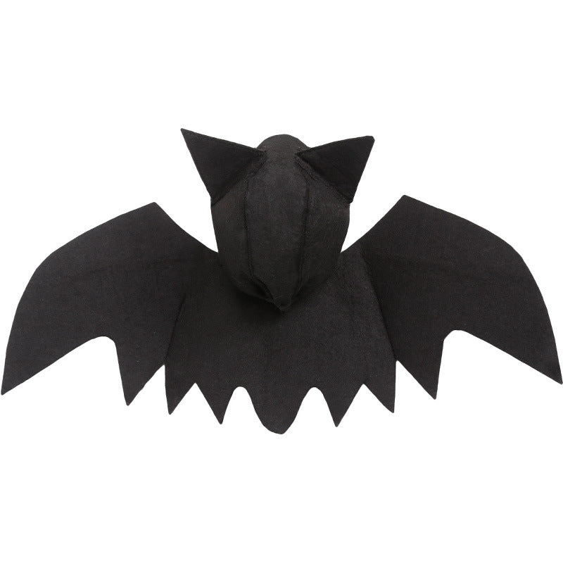 Halloween Pet Bat Wings Costume – Adjustable Felt Cloth Outfit for Cats & Small Dogs