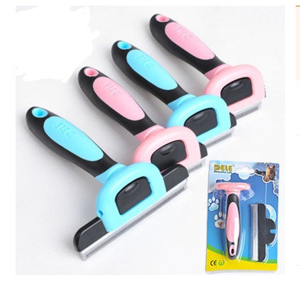 Pet Deshedding Comb for Dogs & Cats – Professional Grooming Tool for Long Hair, Reduces Shedding & Keeps Coat Healthy (S/M/L Sizes)