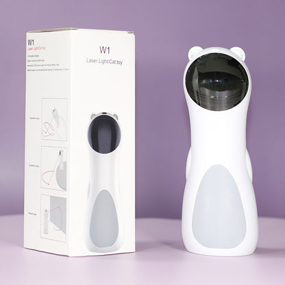 Automatic Laser Cat Toy – Interactive LED Teaser with Adjustable Modes & Dual Power Supply