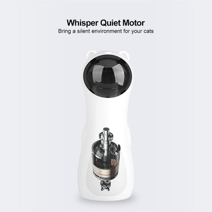Automatic Laser Cat Toy – Interactive LED Teaser with Adjustable Modes & Dual Power Supply