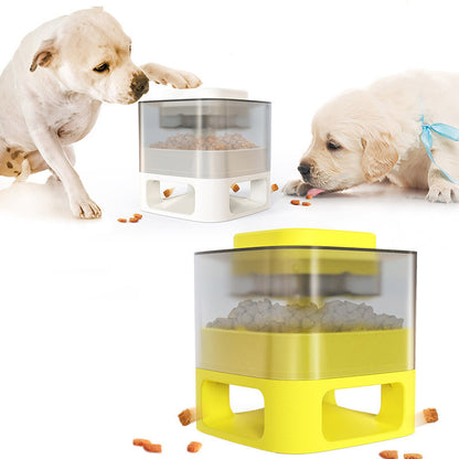 Interactive Dog & Cat Food Feeder Toy | Slow Feeder Puzzle Dispenser with Suction Cups