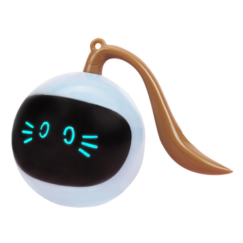 Pet Smart Interactive LED Rotating Ball | 360° Automatic Cat Toy with Lights