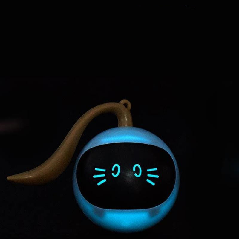 Pet Smart Interactive LED Rotating Ball | 360° Automatic Cat Toy with Lights