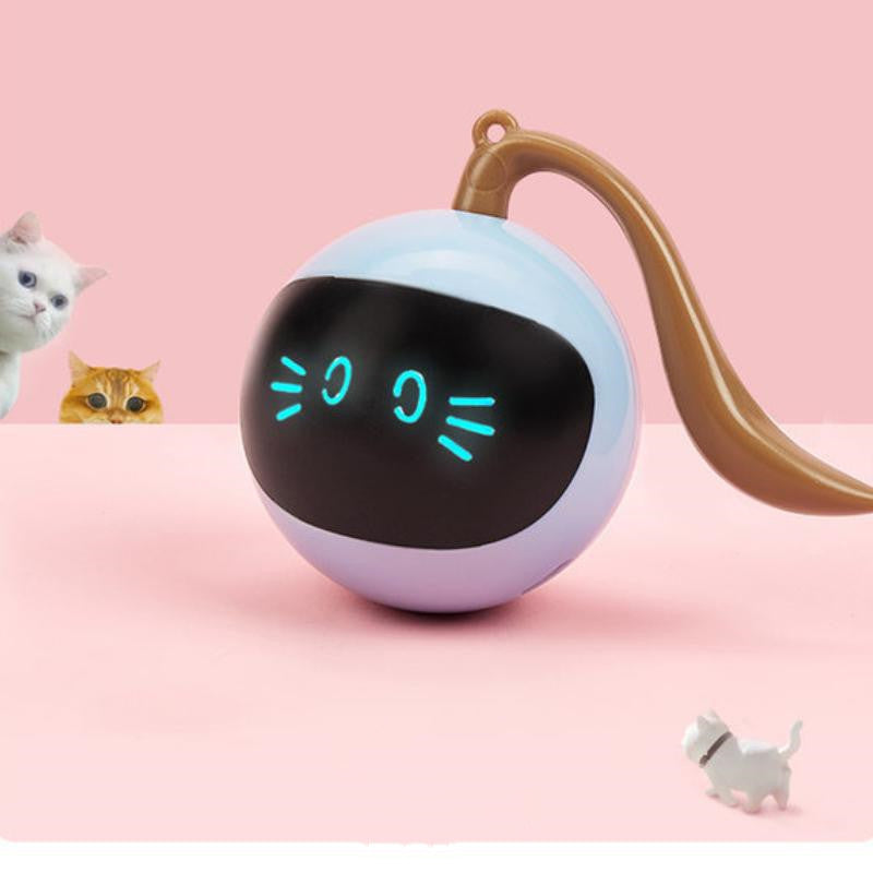 Pet Smart Interactive LED Rotating Ball | 360° Automatic Cat Toy with Lights