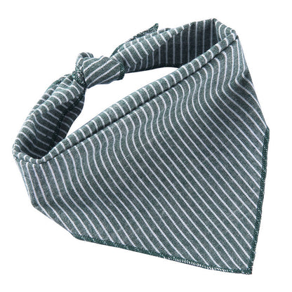 Adjustable Cotton Dog Cat Bandana Triangle Scarf - Soft Pet Neckerchief for Small Medium Large Dogs & Cats